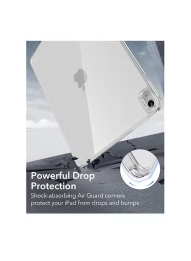 أكاليكس حافظة SmartGrist iPad Air متوافقة مع الجيل السادس مقاس 11 بوصة (2024) والجيل الرابع/الخامس مقاس 10.9 بوصة (2020/2022) باللون الرمادي الفاتح مع خاصية الإيقاظ/السكون التلقائي لخاصية Touch ID - Image 2