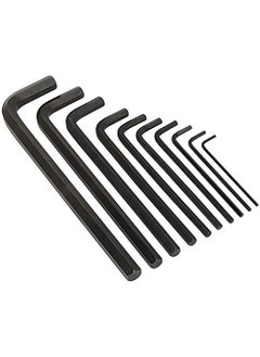 Inditrust Inditrust 19 Pieces Hex Allen Key Wrench L Shape Repair Tool Set 10 pcs Black 9 pcs White Allen key Allen Key Set  - Image 2