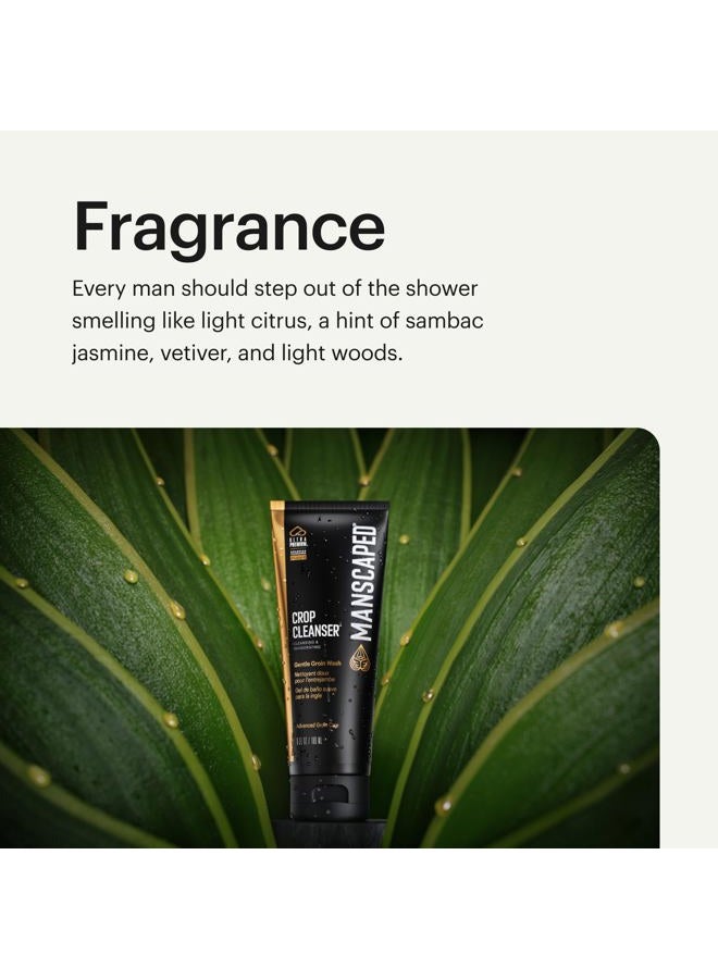 manscaped ® Crop Cleanser® Groin Wash, Men's UltraPremium Invigorating Formula for Below-The-Waist Cleaning, Refreshing Shower Gel For Men Infused with Vitamin E and Aloe, Vegan body wash (6 oz) - Image 5