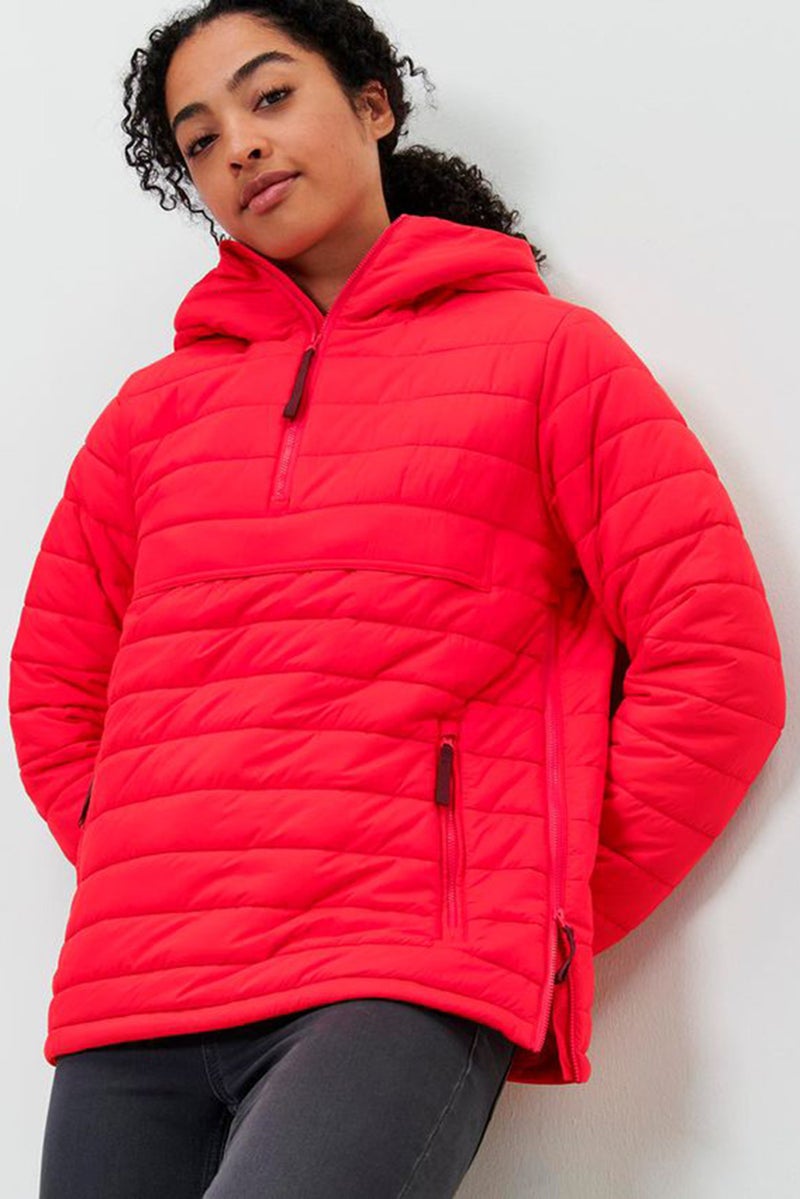Tchibo Women Quilted Softshell Jacket, Red  - Image 1