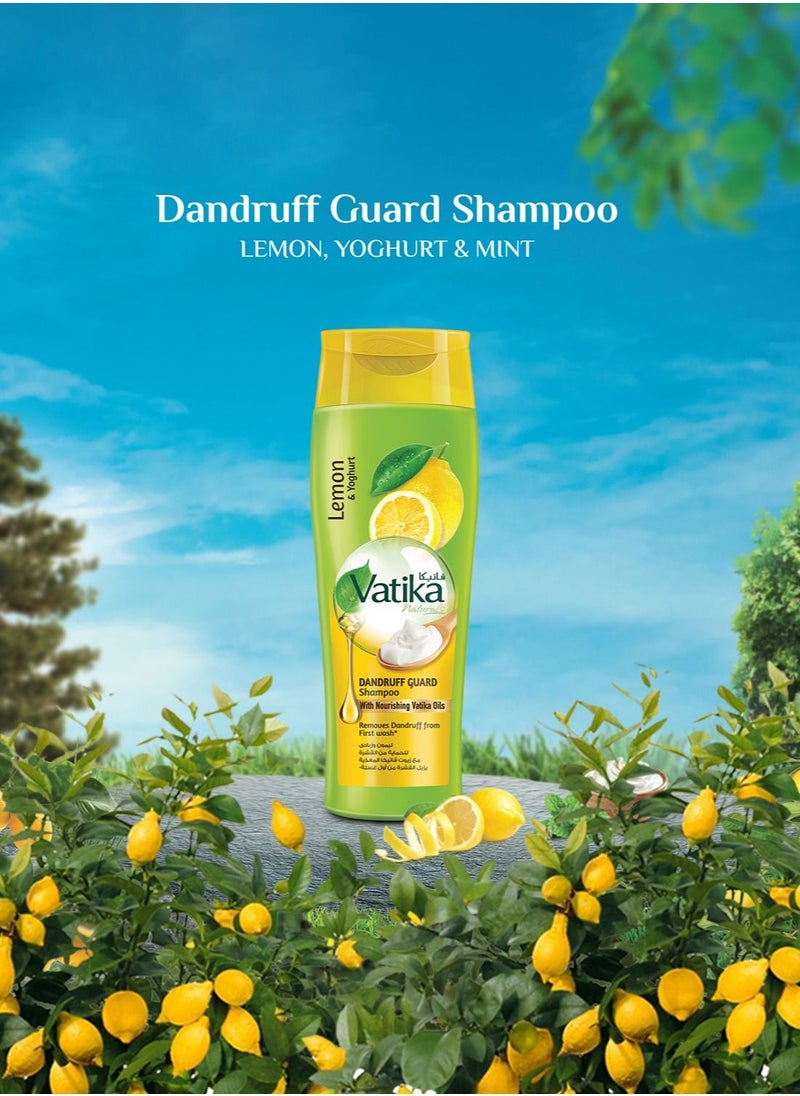 Vatika Naturals Dandruff Guard Shampoo | Enriched with Lemon & Yoghurt | Removes & Prevents Dandruff - 200 ml - pzsku/Z128A725008B5739BC400Z/45/_/1680183157/2342c30a-147a-4103-805e-8b21160bfd79