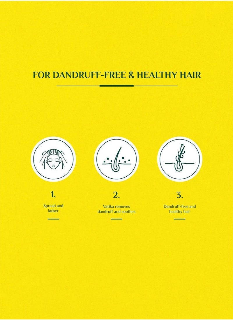 Vatika Naturals - Vatika Naturals Dandruff Guard Shampoo | Enriched with Lemon & Yoghurt | Removes & Prevents Dandruff - 200 ml - Image 1