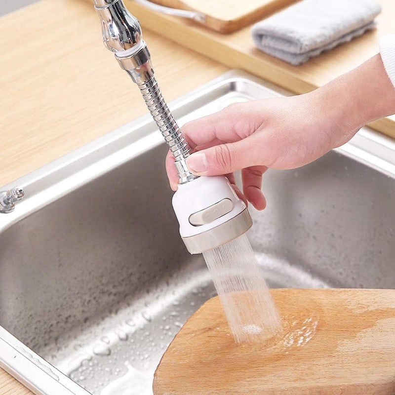 Splash Proof Faucet Filter, 360 Degree Rotating Water Filter, High Flow Water Purifier Faucet for Home Kitchen Bathroom Water Saving Booster Shower Faucet Accessories - Image 5