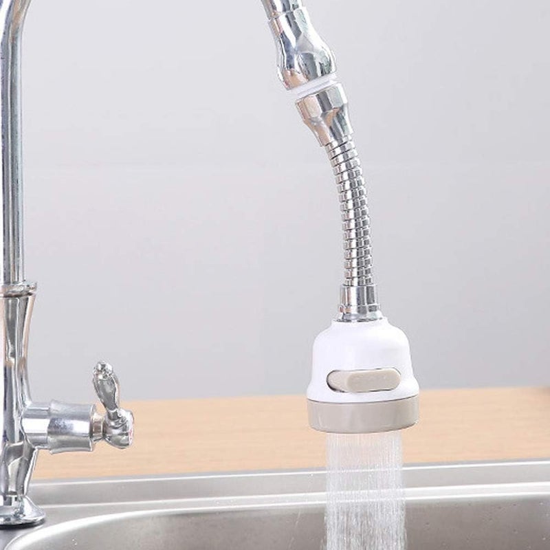 Splash Proof Faucet Filter, 360 Degree Rotating Water Filter, High Flow Water Purifier Faucet for Home Kitchen Bathroom Water Saving Booster Shower Faucet Accessories - Image 3