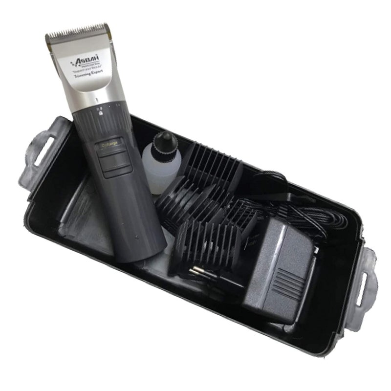 Asbah Professional Rechargeable Cordless Trimmer with Adjustable Lever Quick Charge Skinfriendly Face Head and Body Allinone Trimmer 2 Guide Comb 4 Different Sizes Easy to Use - Image 5