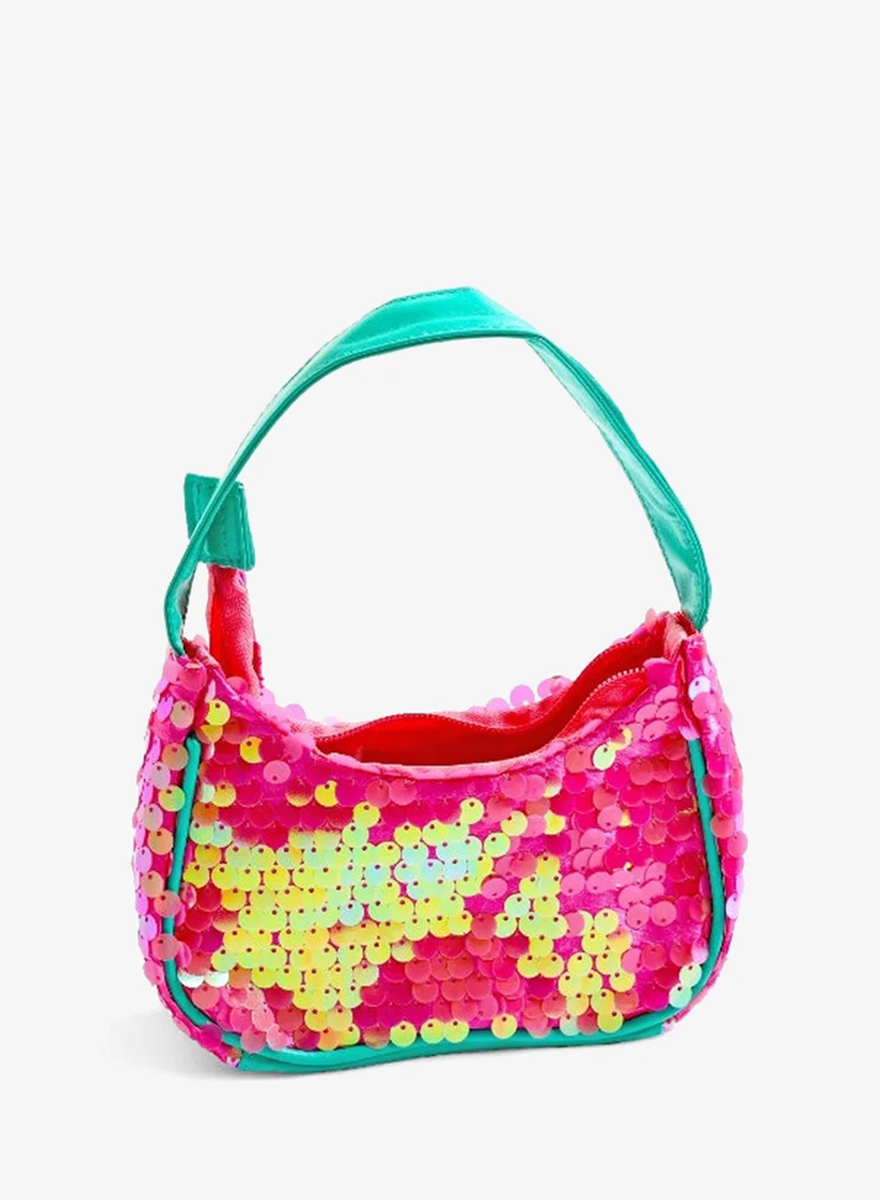 Sanrio  Sanrio Hello Kitty Indescent Sequin Shoulder Bag for Women | Best Price UAE