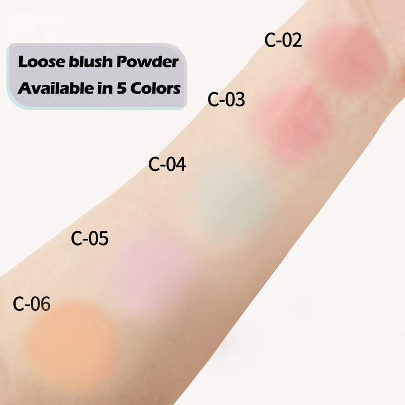 Boobeen Matte Blush Powder - Natural Pink Face Blush, Easily Blends, Satin Matte Finish - Image 4