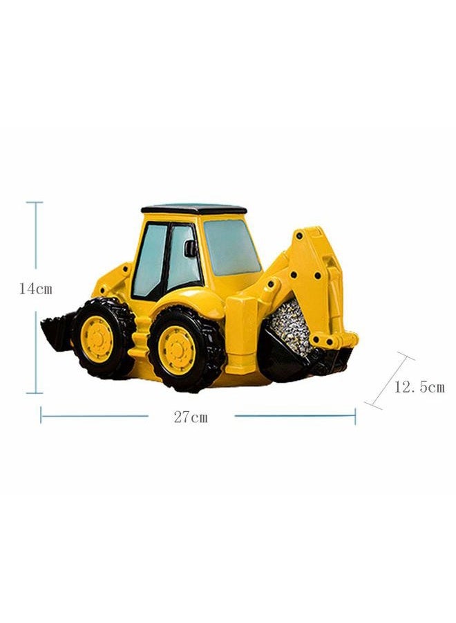 FUYU Cartoon Excavator Piggy Bank Coin Bank Money Box Home Decor - Image 2