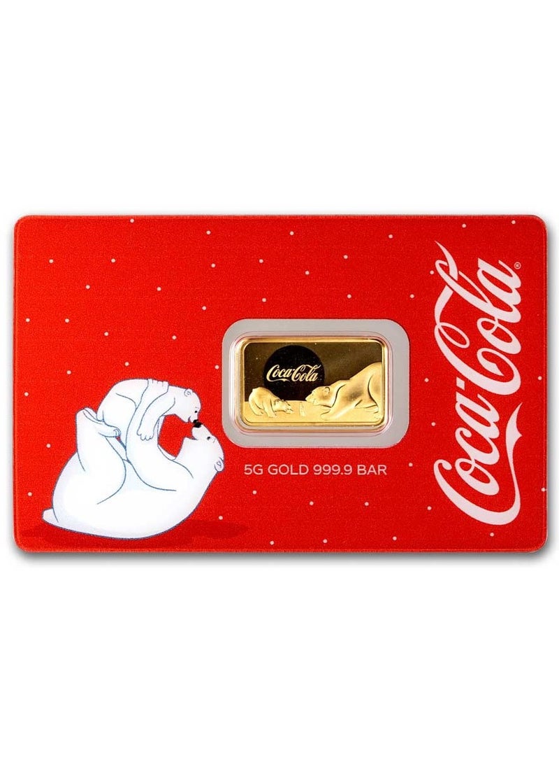 PAMP PAMP Suisse Coca Cola Polar Bear Gold 5 gram 24 Carat  - Image 1