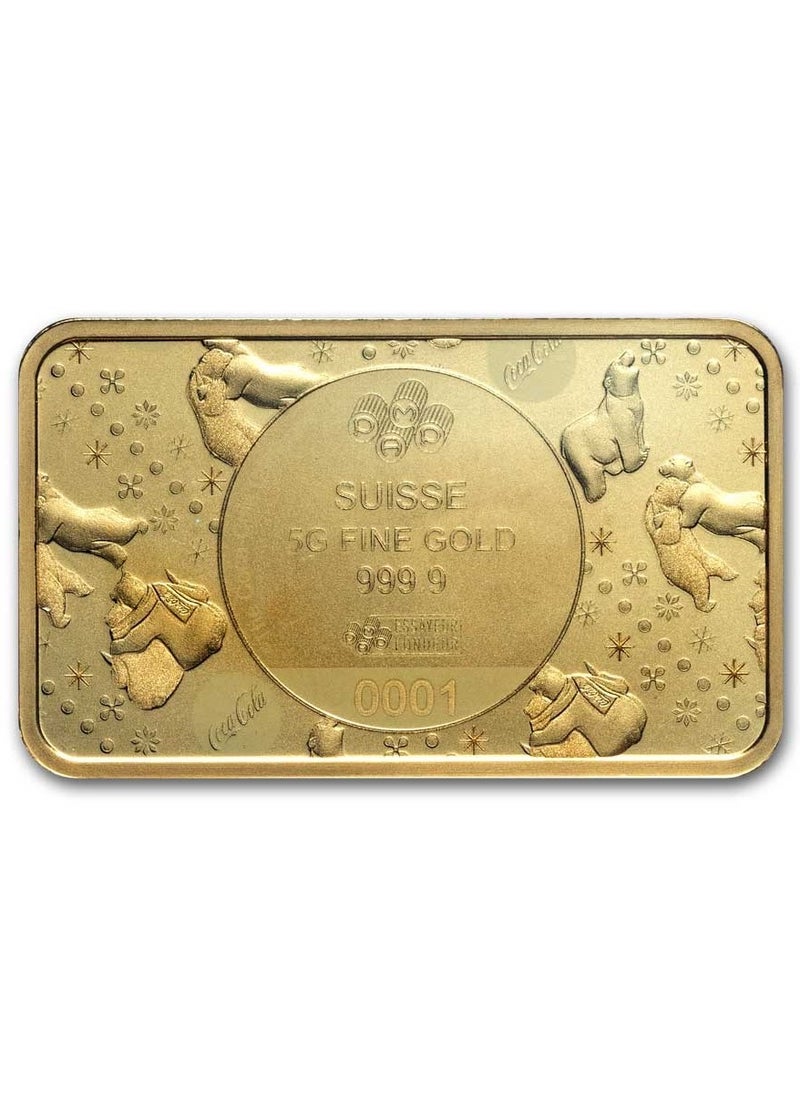 PAMP PAMP Suisse Coca Cola Polar Bear Gold 5 gram 24 Carat  - Image 4