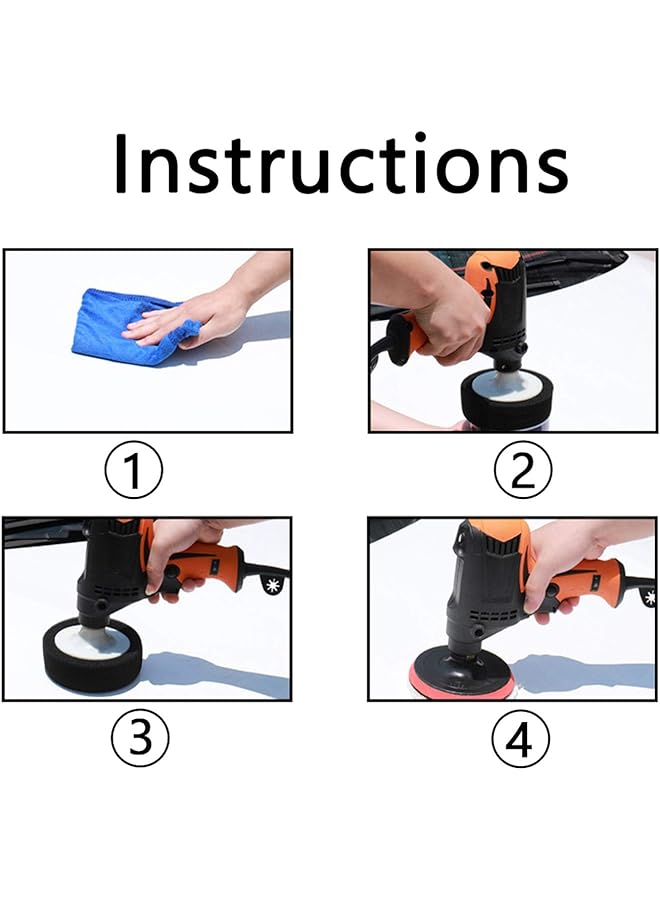 erorex Car Polisher 980W Car Waxing Machine Six Gears Adjustable Speed Automobile Furniture Polishing Tool - Image 4