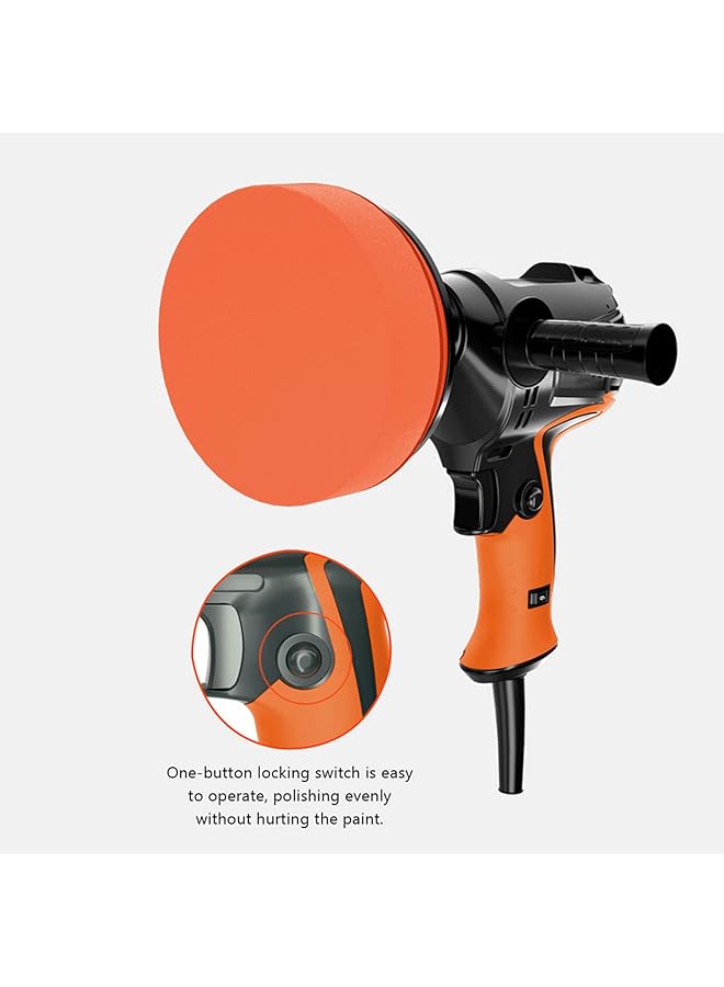 erorex Car Polisher 980W Car Waxing Machine Six Gears Adjustable Speed Automobile Furniture Polishing Tool - Image 5
