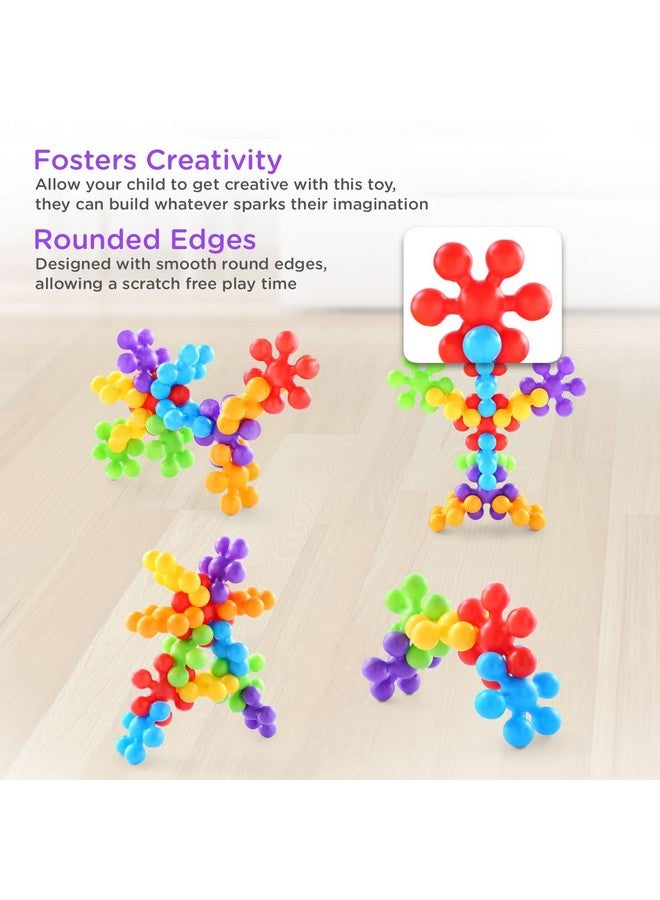 MKY 12 Pcs Star Links Interlocking Building Blocks | Learning & Educational Toys for 6 Months+ Babies & Kids | Colorful Construction Blocks for Girl/Boy | STEM Toys for Preschool Kids - Image 3