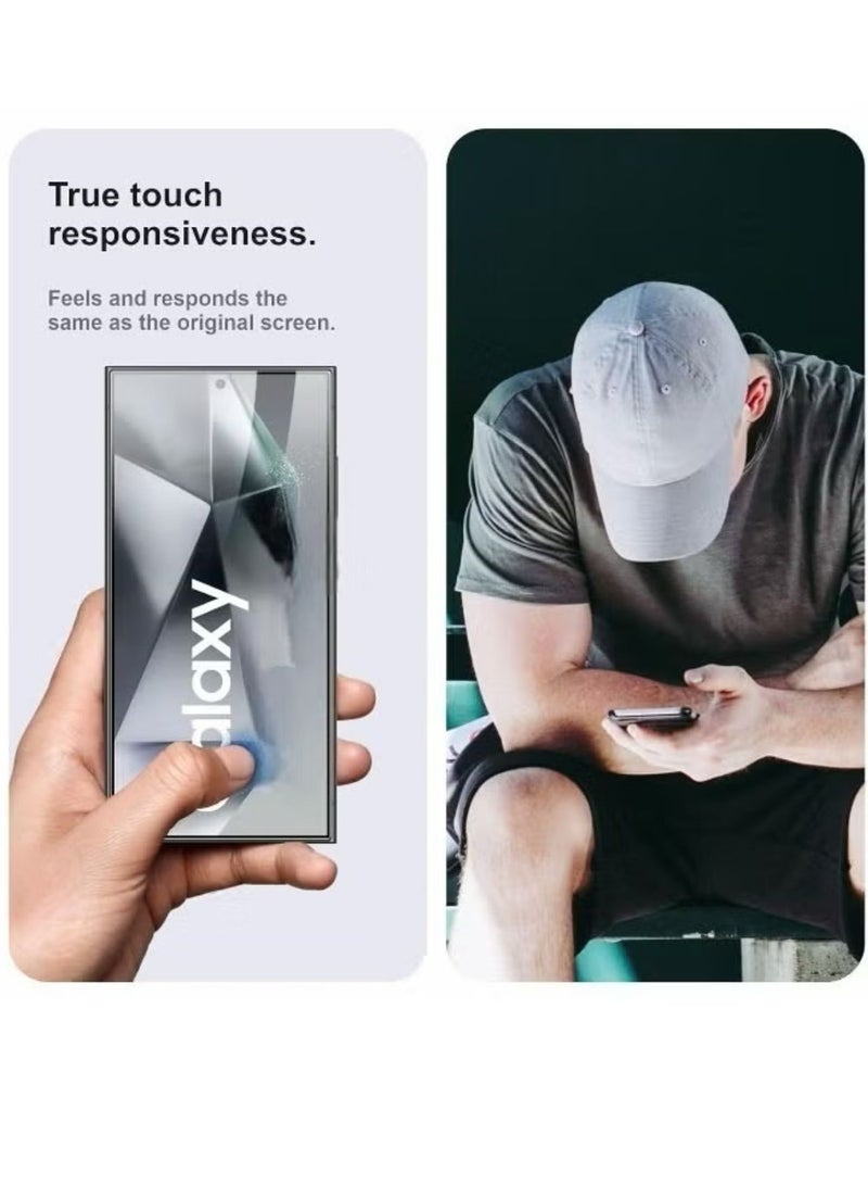 Faster screen protection for the Samsung Galaxy S24 Ultra, from Faster, with full coverage from edge to edge, anti-break and anti-fingerprint. - Image 3