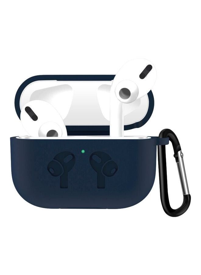 Silicone Case Cover For Apple AirPods Pro Dark Blue - Image 1