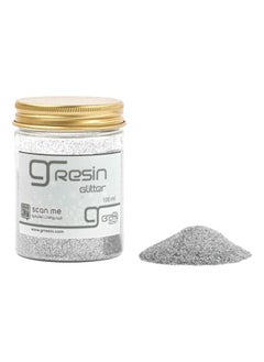 Graffiti Resin Silver Diamond Loose Glitter Dust Powder  - Image 1