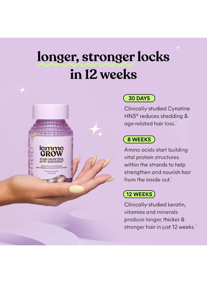 Lemme Grow, Hair Growth & Anti-Shedding, 60 Capsules - Image 4