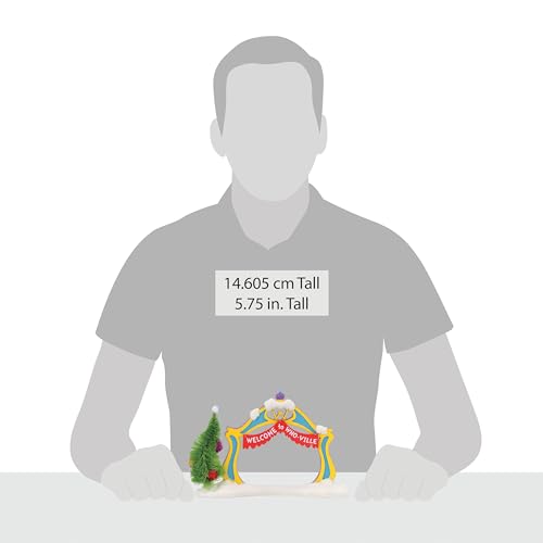 Department 56 Dr. Seuss Grinch Village Accessories Who-Ville Archway Figurine, 5.63 Inch, Multicolor - Image 4