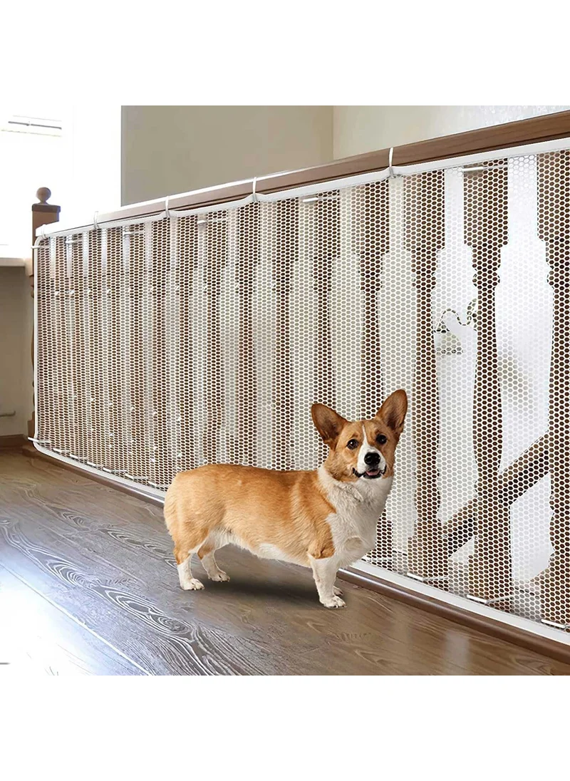 Revu Baby Wang Railing Balcony and Stair Net Child Safety Net Protector for Children & Pets