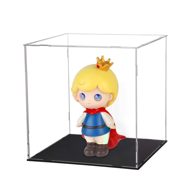 Evron Display Case for Collectibles Assemble Clear Acrylic Box Alternative Glass Case for Display Action Figures Home Storage & Organizing Toys (3x3x3 inch; 7.5x7.5x7.5 cm) - Image 4