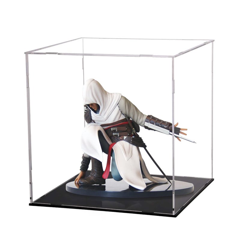 Evron Display Case for Collectibles Assemble Clear Acrylic Box Alternative Glass Case for Display Action Figures Home Storage & Organizing Toys (3x3x3 inch; 7.5x7.5x7.5 cm) - Image 3