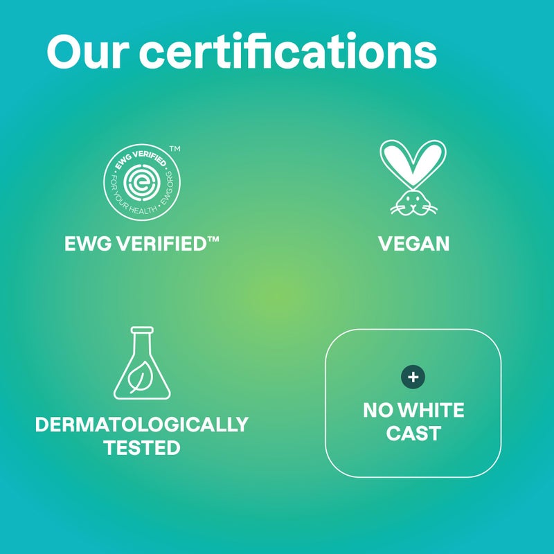 ATTITUDE Mineral Face Sunscreen with Zinc Oxide, SPF 30, EWG Verified, Broad Spectrum UVA/UVB Protection, Dermatologically Tested, Vegan, Unscented, 2.6 Ounces - Image 5