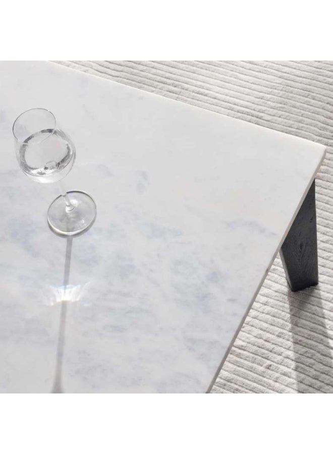 Pan Home ANKARA COFFEE TABLE MARBLE - WHITE & BLACK - Image 3