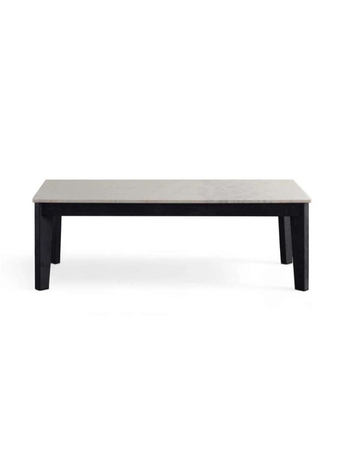 Pan Home ANKARA COFFEE TABLE MARBLE - WHITE & BLACK - Image 5