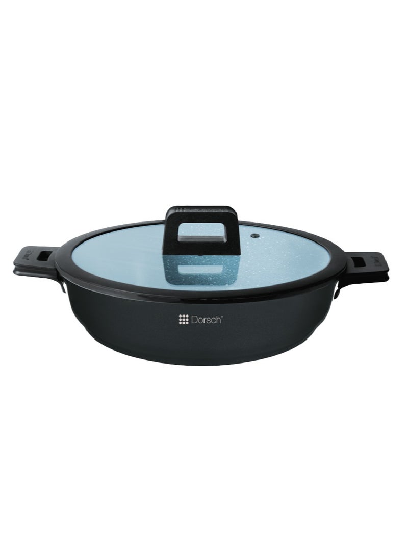 Dorsch Danish Design Low Casserole - Non-Stick Ceramic Coated Cookware | Durable & Scratch-Resistant | TUV Certified, LFGB Tested | Induction Ready, Even Heat Distribution | 28cm - Image 1