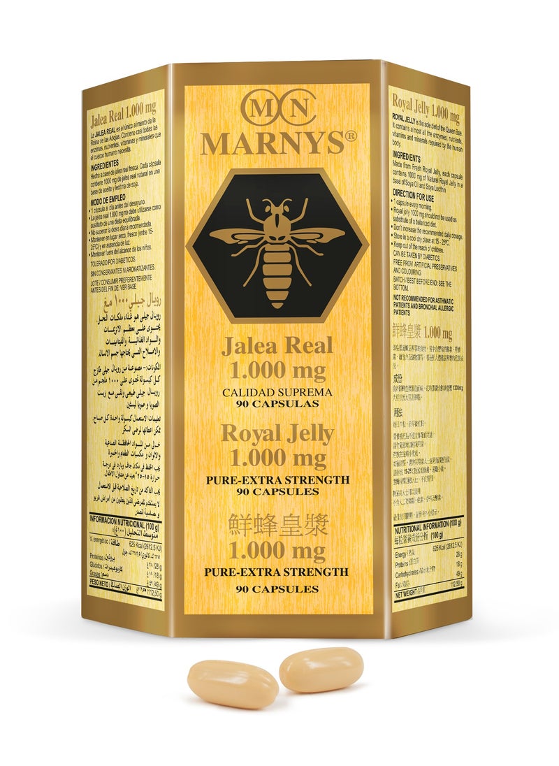 MARNYS - Marnys Royal Jelly 1000 mg - 90 Caps - Image 1