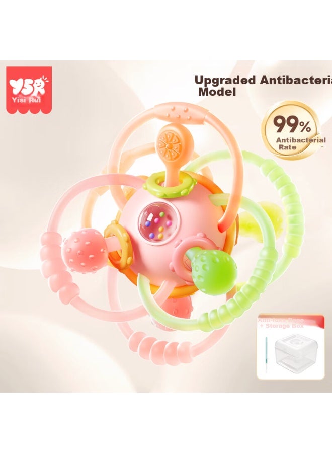 Ysr Manhattan Hand Grasping Ball Baby 0-3-6 Months Edible Grade Teething Toy Soothing Toy Rattle - Image 2