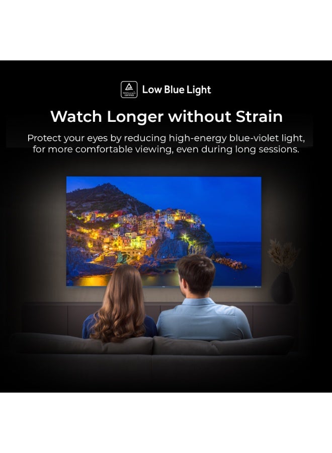 هاير 55-Inch 4K UHD Smart Google TV with HDR10+, HDMI 2.1, ALLM, VRR, Chromecast & Built-in Satellite Receiver H55K85GUX black - Image 3