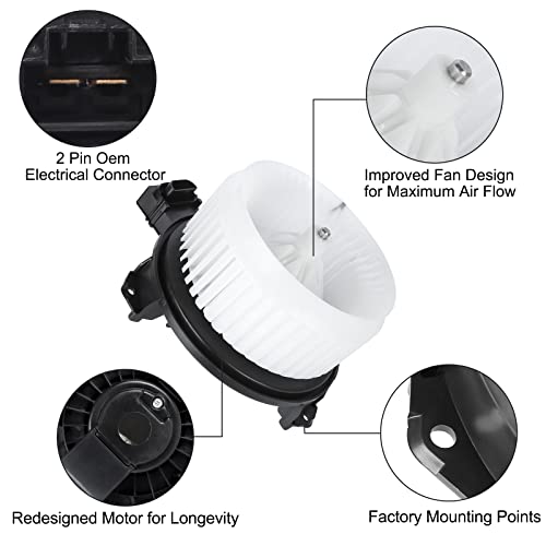 BINWUHI 700230 HVAC Heater Blower Motor with Fan Cage Compatible with 2009-2013 Toyota Corolla w/Manual AC 2009-2013 Toyota Matrix, 2006-2018 Toyota Rav4, 2008-2015 Scion Xb, 2011-2016 Scion tC 87103-02200 - Image 5