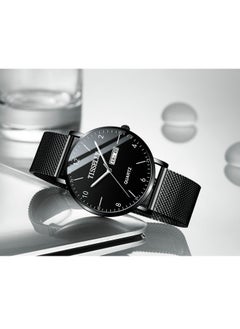 T079 Black Case Black Face Black Mesh Strap