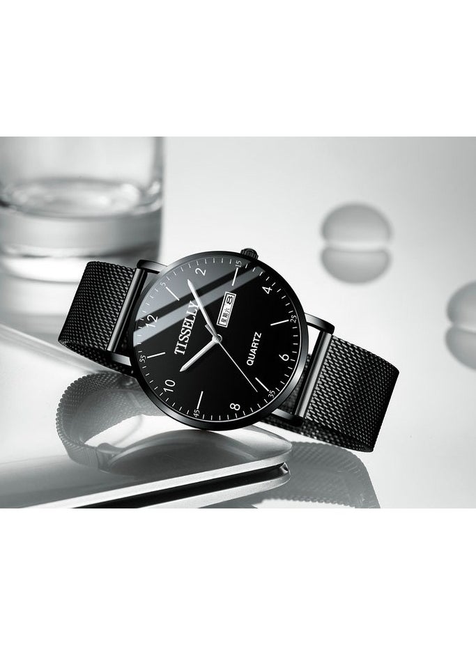 TISSELLY - Fashionable men's quartz watch - Image 1