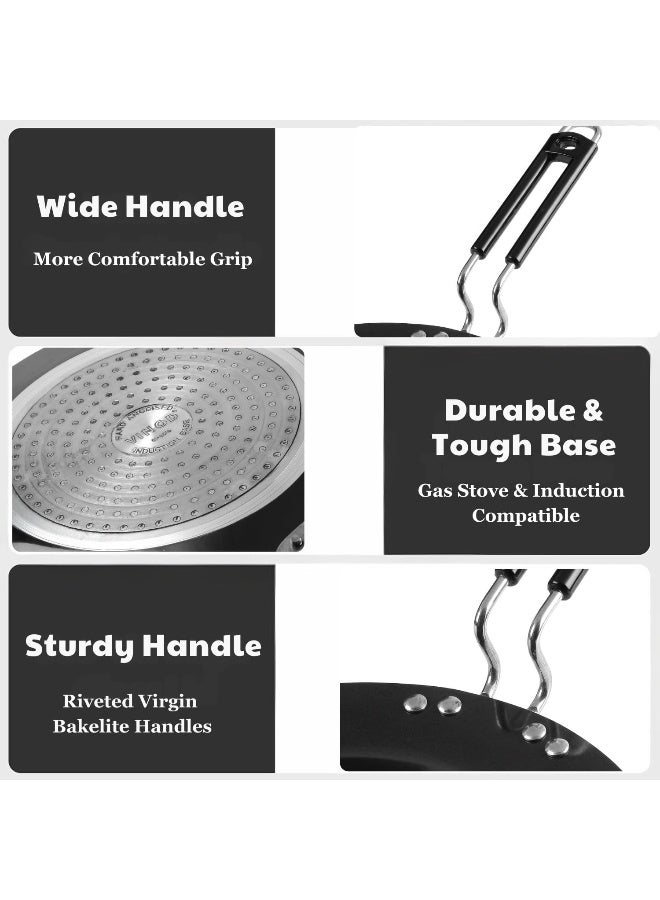 Vinod Hard Anodized Tawa - 26.5cm (Induction Friendly) - Image 4