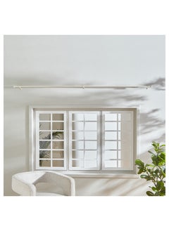 Small Acrylic Square Double Curtain Rod 320 x 1.6 cm