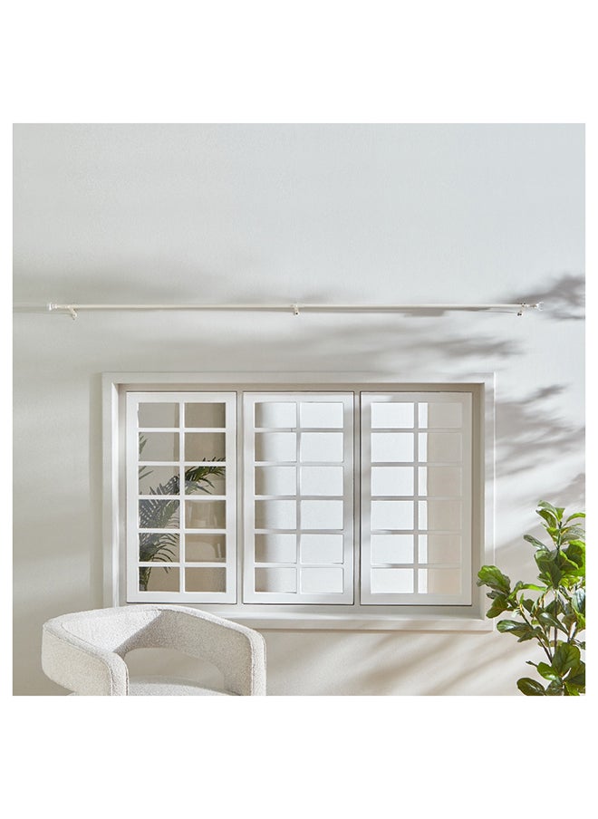 Home Box Small Acrylic Square Double Curtain Rod 320 x 1.6 cm  - Image 1