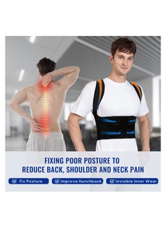 KASTWAVE Back Brace and Posture Corrector for Women and Men, Breathable Back Straightener Posture Corrector, Adjustable Scoliosis Back Brace and Hunchback Correction, Spine Corrector, Large (Waist 41-49 Inch)  - Image 2