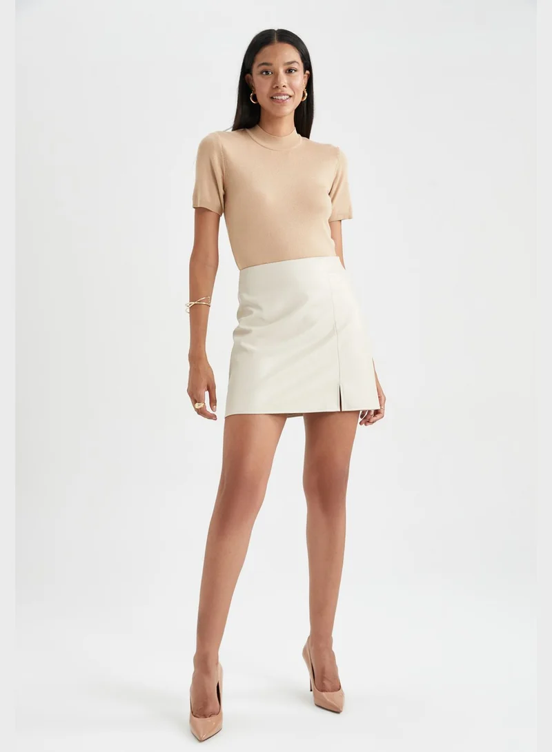 DeFacto Fitted Short Sleeve Sweater