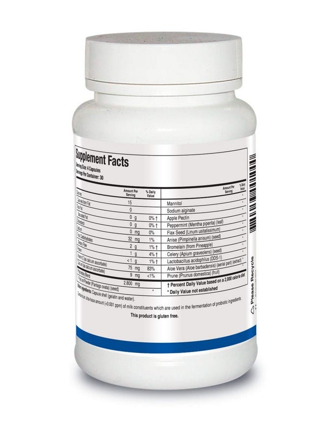 BIOTICS Research Colon Plus Caps Fiber Capsule Digestive Health Soluble Insoluble Fiber Laxative Relieve Constipation Regularity Heart Health Microbial Balance Gut Flora 120 Caps  - Image 3