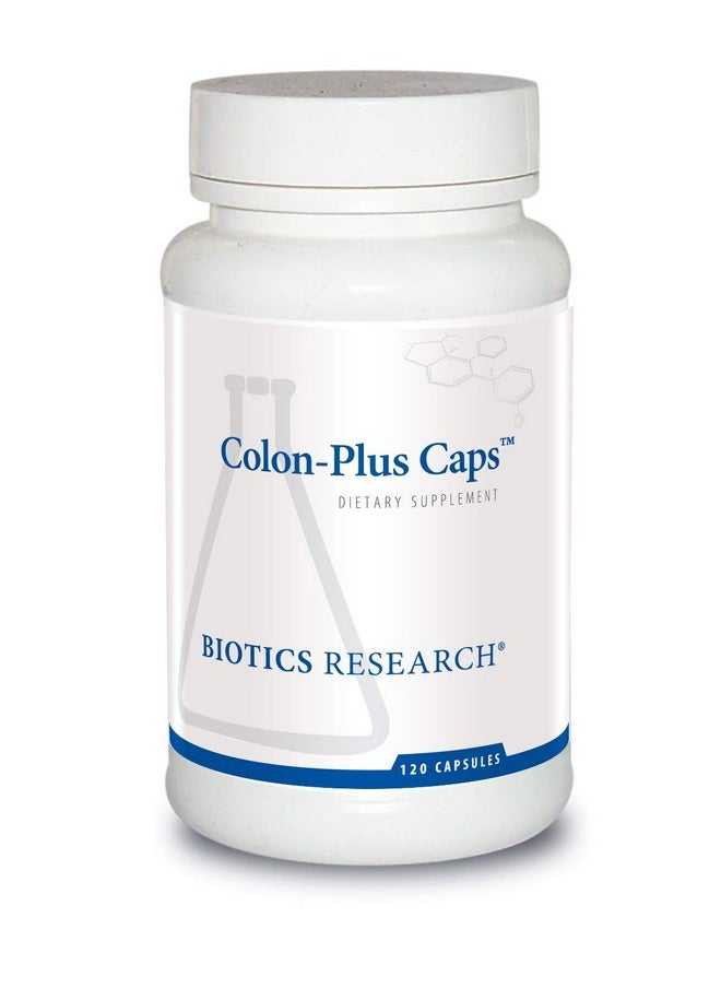 BIOTICS Research Colon Plus Caps Fiber Capsule Digestive Health Soluble Insoluble Fiber Laxative Relieve Constipation Regularity Heart Health Microbial Balance Gut Flora 120 Caps  - Image 2