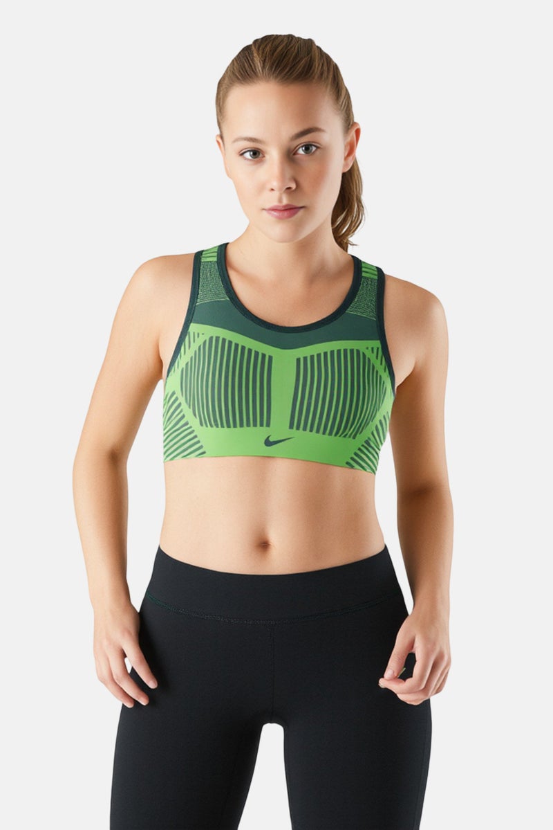 Nike Women Brand Logo Non-Padded Sports Bra, Multicolor - Image 1