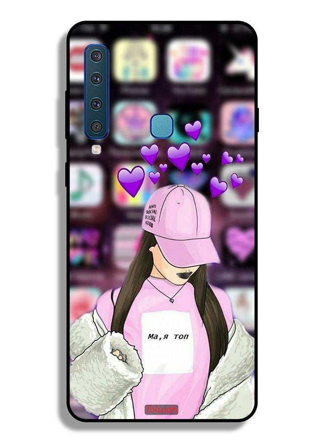 Tolwak - Samsung Galaxy A9 (2018) Protective Case Cover Anti Social Club - Image 1