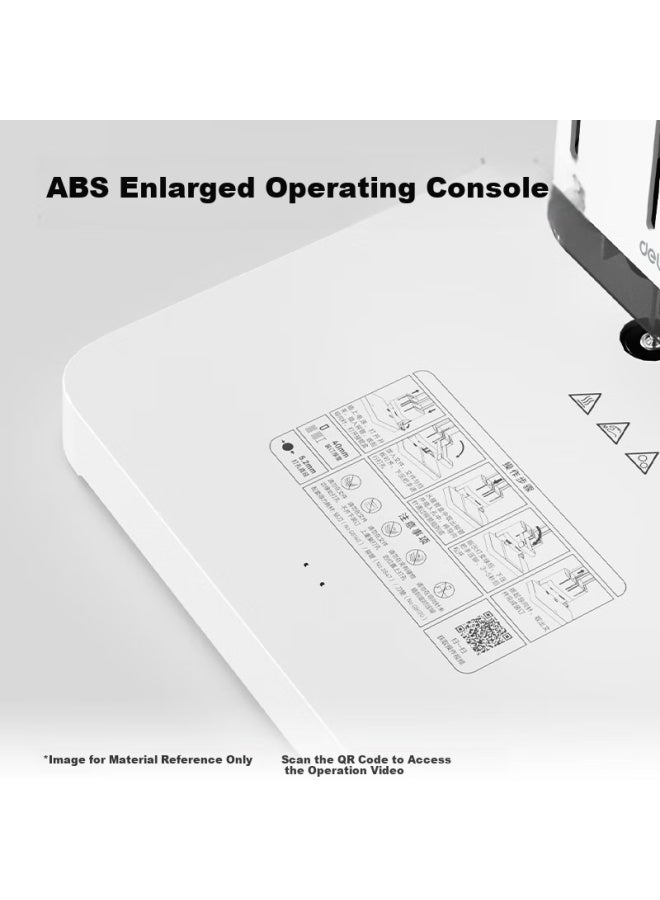Deli Mm Manual Voucher Binding Machine 400 Pages Financial Binding Machine Manual Punch Office File Archive Rivet Hot Melt Binding Puncher Large Table Plate Labor-saving - Image 1