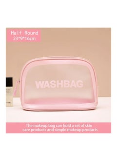 4-Piece Transparent Travel Cosmetics Bags, Portable Clear Waterproof Travel Bags Pink - pzsku/Z128BB1894E8466B2CFD6Z/45/_/1711081397/cc99e8f8-b501-4557-90ca-3be81ea13f69