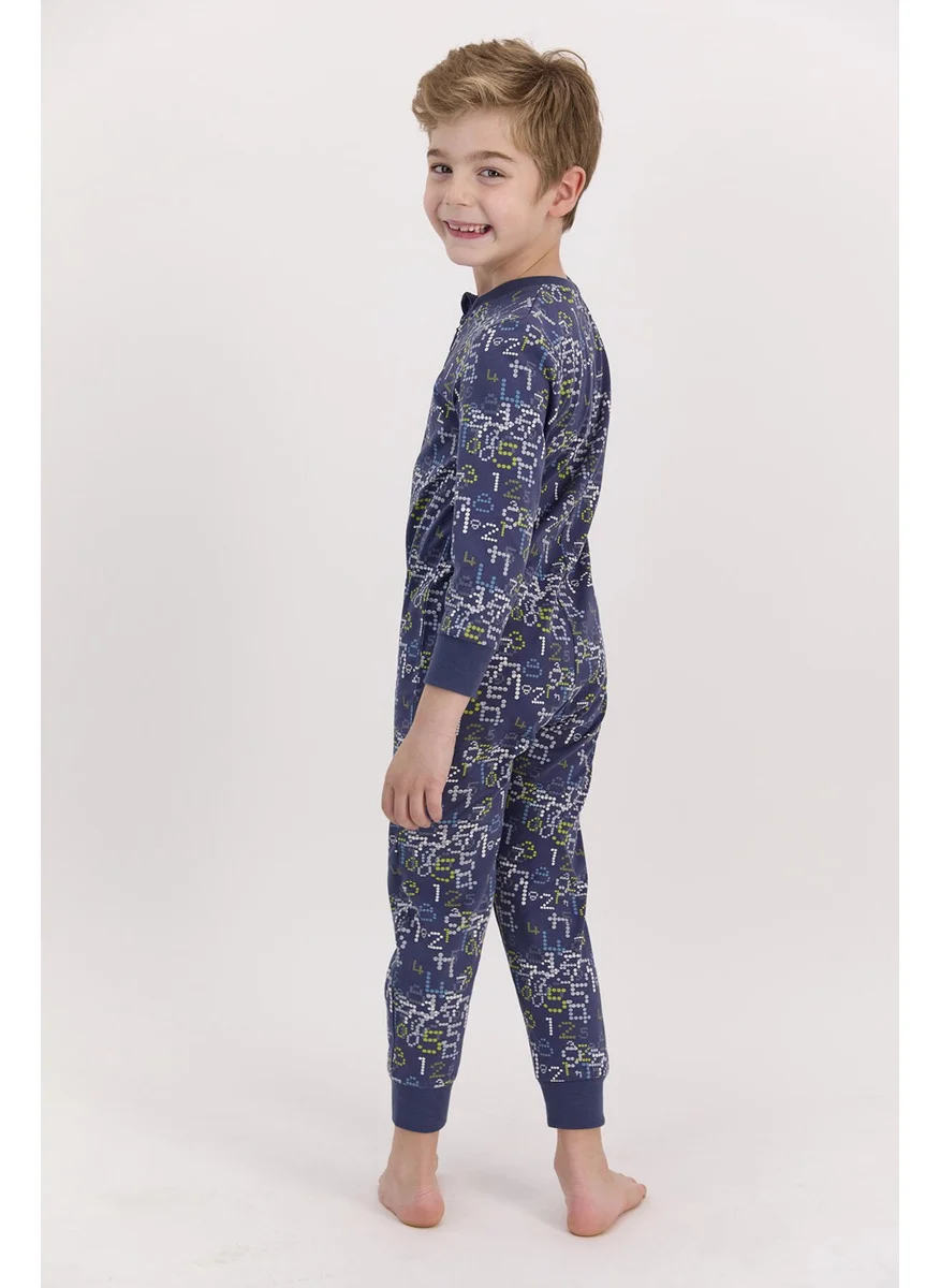 RolyPoly Dark Indigo Boy's Jumpsuit