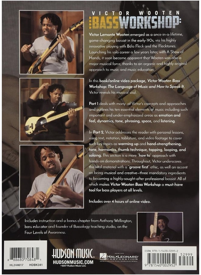 Victor Wooten Bass Workshop: The Language of Music and How to Speak It (Book/Media Online)