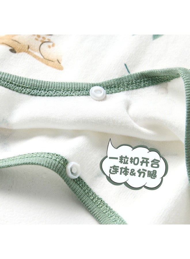 Doxiluka Children's Robe Spring/autumn Baby Pajamas Cotton Homewear Boys & Girls Casual Bathrobe Kick-proof Sleep Dress - Image 5