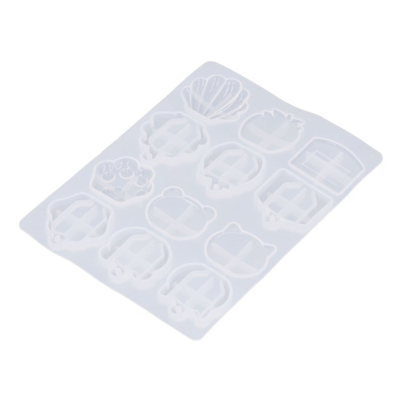 Resin Key Cover Mold: Silicone Material, Wearable Durable, Flexible Translucent - DIY Making Art Key Cover for Holiday Gifts, Home Door Key Chain Crafting - Image 2